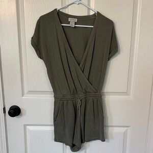 L*Space Olive Knit Crewneck Top